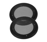 iplusmile 2pcs Car Speaker Grill Protective Cover Plastic Subwoofer Mesh Protector Dustproof Audio Speaker Grille for Vehicle Sound System Upgrade