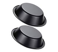 iplusmile 2pcs Carbon Steel Non Stick Round Baking Pans Cake Molds for Kitchen Desserts Pastries Bread Cooking Easy Clean Bakeware