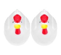 iplusmile 2pcs Chick Shaped Egg Steamer for Microwave, Safe and Convenient Egg Poachers, for Kitchen Use and Preparing Breakfast