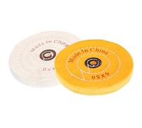 iplusmile 2pcs Cloth Polishing Wheel Buffing Wheels for Drill with Durability and Cooler Cutting Suitable for Clock and Hardware Polishing
