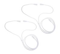 iplusmile 2pcs Connection Tube 3-Head Plastic White for Gua Sha Machine and Vacuum Massage Cup, Stable Airflow for Body Massage and Desktop Storage