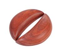 iplusmile 2pcs Crescent Shaped Feng Shui Divination Cups Wood Holy Cups for Worship and Temple Decoration Housewarming Gift Unique Carved Patterns