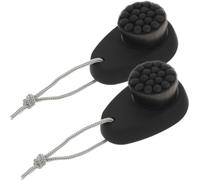 iplusmile 2pcs Double-Sided 3D Silicone Facial Cleansing Brush Soft Bristles Manual Face Scrubber for Deep Pore Cleansing Suitable for Women Skin Care