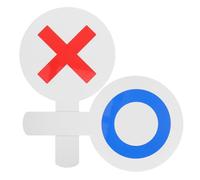 iplusmile 2Pcs Double-Sided Classroom Voting Paddle with Dry Erase Surface, Teacher Judging Board for Student Participation and Yes No Answers, Handheld Auction Scoreboard for School