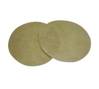 iplusmile 2Pcs Drum Skin Covers Replacement Drum Heads for African Drums Natural Goat Skin Enhanced Sound Drum Accessory