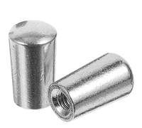 iplusmile 2pcs Electric Guitar Toggle Tip Caps 4mm Metal Switch Covers for Classic Style Pickups Silver Guitar Accessories for Musical Instrument Replacement