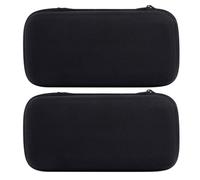 iplusmile 2pcs Eva Microphone Protective Case Bag with Waterproof and Shockproof Features, Wear Resistant Material, Compact Storage for Daily Use and Travel, Black Colour with Professional