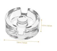 iplusmile 2pcs Fermentation Mason Jar Jars Fermenting Bottle Fermentation Pebbles Ferment Weight Overnight Kimchi Transparent Glass