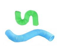 iplusmile 2pcs Foldable Plastic Small Animal Hideout Tubes for Rats and Ferrets, Pet Activity Tunnels Providing A Comfortable Hiding Spot for Home and Outdoors Use