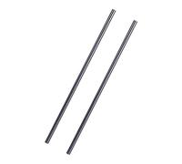 iplusmile 2pcs Graphite Stir Rod for Crucible Melting Metals Grey High Temp Corrosion Oxidation Resistant