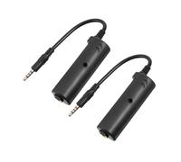 iplusmile 2Pcs Guitar Audio Interface Adapter Tone Effector for Electric Guitars Sound Transmission User Friendly Design Compatible with Apple Products