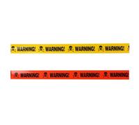 iplusmile 2pcs Halloween Caution Tape Orange Pe Material Weatherproof Warning Line for Construction Themed Parties and Haunted Houses Safety Isolation Tape