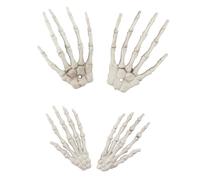 iplusmile 2pcs Halloween Skeleton Hand Decor Claw Model Prop for Haunted House Bar Party Horror Decoration Practical Joke