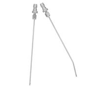 iplusmile 2pcs High Pressure Power Washer Spray Nozzles with Quick Connect Angled and Straight Needle Tips for Car Ac Coil Home and Outdoor Cleaning Compatible with Pressure Washers
