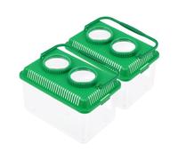 iplusmile 2pcs Insect Observation Magnifier Box Container for Boys and Girls for Nature Exploration and Insect Collecting Encouraging Outdoor Learning