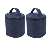 iplusmile 2pcs Insulated Thermal Lunch Tote Bags Large Capacity Food Cooler Bags with Aluminum Foil for Men Women Outdoor Picnic Work School
