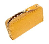 iplusmile 2pcs Leather Car Key Case Zipper Key Holder Wallet Ring Hooks Case for Car for Men Women Bright