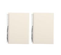 iplusmile 2pcs Loose Leaf Notepad A5 Size 80 Pages Each, Finely Crafted Paper and Pp Material, Convenient to Carry for Students Notepad, Gift for Family and Friends the New Year