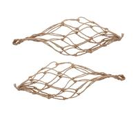 iplusmile 2pcs Macrame Wine Bottle Holder Net Design Vintage Rope Wine Carrier Tote Bag Travel Storage for Home Use and Outdoor Events