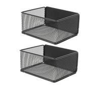 iplusmile 2pcs Magnetic Spice Organizer Baskets Side Hanging Storage for Refrigerator Mesh Design for Easy Access to Garlic Onion Ginger Space Saving Kitchen