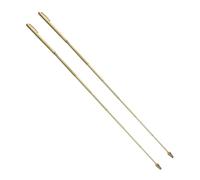 iplusmile 2pcs Metal Divining Rods Alloy Stainless Steel Water Detection Tools Telescopic Dowsing Rod Set for Outdoor Treasure Hunting Accurate Positioning