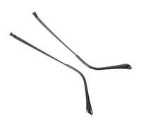 iplusmile 2pcs Metal Eyeglasses Temples Replacement for Reading Glasses and Sunglasses, Black Sturdy Arms Comfortable Fit Suitable for Eyewear
