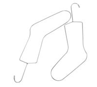 iplusmile 2pcs Metal Sock Blockers Stainless Steel Sock Form Stretcher for Knitting and Crochet Shaping Drying Display Rack for Home Store Exhibition