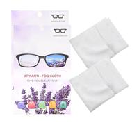 iplusmile 2pcs Microfibre Cloths for Cleaning Lenses and Electronics, Anti-Fog Eyeglass Cleaning Wipes, White Screen Cleaner Cloths Suitable for Friends Stores and Giving