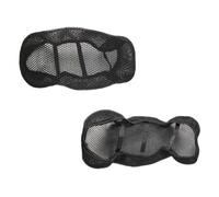 iplusmile 2pcs Motorcycle Seat Protector Cover, Breathable Black | Polyester Fabric, Breathable Mesh, Easy Installation, for Urban and Summer Riding on Moped Seats
