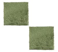 iplusmile 2pcs Natural-looking Thick Moss Mats Green Cotton Reptile Carpet for Pets Terrarium Bedding Suitable for Climbing Pets and Amphibians