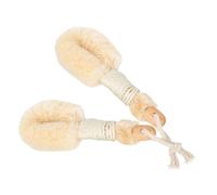 iplusmile 2pcs Natural Sisal Dry Skin Brush with Ergonomic Grip for Exfoliation and Shower Body Scrubbing Eco Friendly Plant Fiber Bath Brush for Gentle Dead Skin Removal and Bathroom Use