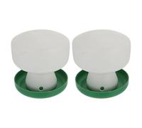 iplusmile 2pcs Parrot Cage Water Feeder Automatic Plastic Bird Water Dispenser Easy to Clean and Install Suitable for Pet Bird Cage Accessories