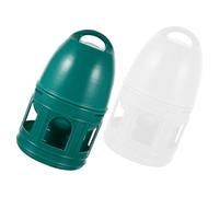 iplusmile 2pcs Pigeon Water Feeder Portable Plastic Bird Water Dispenser with Large Capacity Suitable for Bird Cages
