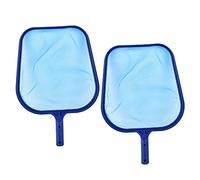 iplusmile 2PCS Portable Fish Tank Net with Durable Handle Aquarium Mesh Scoop Nets for Catching and Releasing Fish and Aquatic Plant Scooping Blue