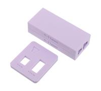 iplusmile 2pcs Purple Mini Flowerpot Polymer Clay Moulds with Measuring Marks for DIY Crafts Making, Hand Roll Soft Clay Tools Set Suitable for Jewellery and Bead Crafting