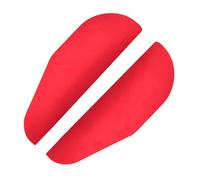iplusmile 2pcs Rear Mirror Visor Aluminium Alloy Red Side Mirror Rain Shield on Rainy and Sunny Days Easy Installation