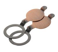 iplusmile 2pcs Red Copper 16mm Door View Protector Privacy Peephole Cover Inside Door