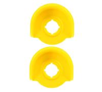 iplusmile 2pcs Robust Plastic Stop Switch Cover Safety Button Protector for Emergency Switches Industrial Button Guard