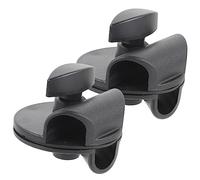 iplusmile 2pcs Rotatable Microphone Stand Arm Clamps Adjustable Boom Mic Holder Accessories for Live Broadcast Compatible 15mm and 19mm Mic Stands