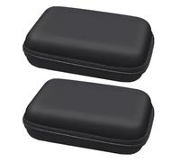 iplusmile 2pcs Shockproof Eva Hdd Case 12x10x4cm, Portable Digital Accessories Organizer Bag for Travel, Electronics Storage Hard Drive Carrying Pouch