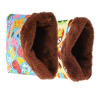 iplusmile 2pcs Small Pets Sleeping Pouch for Guinea Pig and Hamster, Knitted Plush Portable Sleep Bag with Adorable Pouch Shape, for Placing on Chairs or Beds