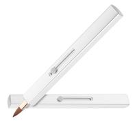 iplusmile 2pcs Soft Lip Brush Set with Cap, Artificial Fiber and Plastic Material, Minimalist White Lipstick Applicator for Precise Lip Makeup Application at Home or On-the-go