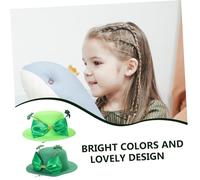 iplusmile 2pcs St Patrick's Day Mini Leprechaun Hat Hair Clips Festive Fascinator Accessories for Women Durable and Pet Material Comfortable and Versatile for Party Celebrations