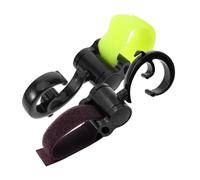 iplusmile 2pcs Stroller Hooks for Hanging Heavy Duty Shopping Bag Holder Clips with Hook and Loop Strap for Baby Stroller and Electric Scooter Multipurpose Green and Brown Hooks and Diaper Bags