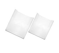 iplusmile 2Pcs Transparent Acrylic Document Holder Wall Mounted File Display Rack for Papers Menu Stand and Vendor Display Organizer for Office and Home