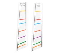 iplusmile 2pcs Transparent Violin Finger Guide Stickers for Beginners Violin Placement Labels for Accurate Finger Positioning Intonation Learning Decals with Backup for Easy Identification