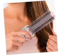 iplusmile 2pcs Travel Retractable Round Hair Brush for Women and Men Compact Portable Styling Tool for Curly and Straight Hair Versatile Blow Drying Comb for Go Use