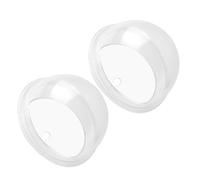 iplusmile 2pcs Wall-mounted Acrylic Fish Tank 15cm Hanging Aquarium Bowls with Flowerpot Function for Betta Fish and Hydroponic Plant Display Unbreakable Wall Bowls for Home Decor