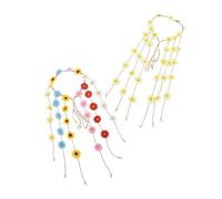 iplusmile 2pcs Women Hairband Flower Headpiece with Comfortable Cloth Texture Daisy Shape for Parties and Performance Party, Beautiful and Eye-catching Simulation Floral Headband