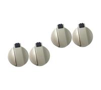 iplusmile 2pcs Zinc Alloy Gas Stove Control Knobs Universal Rotary Oven Knob Replacement for Cooker 45 Degree Angle Silver Finish